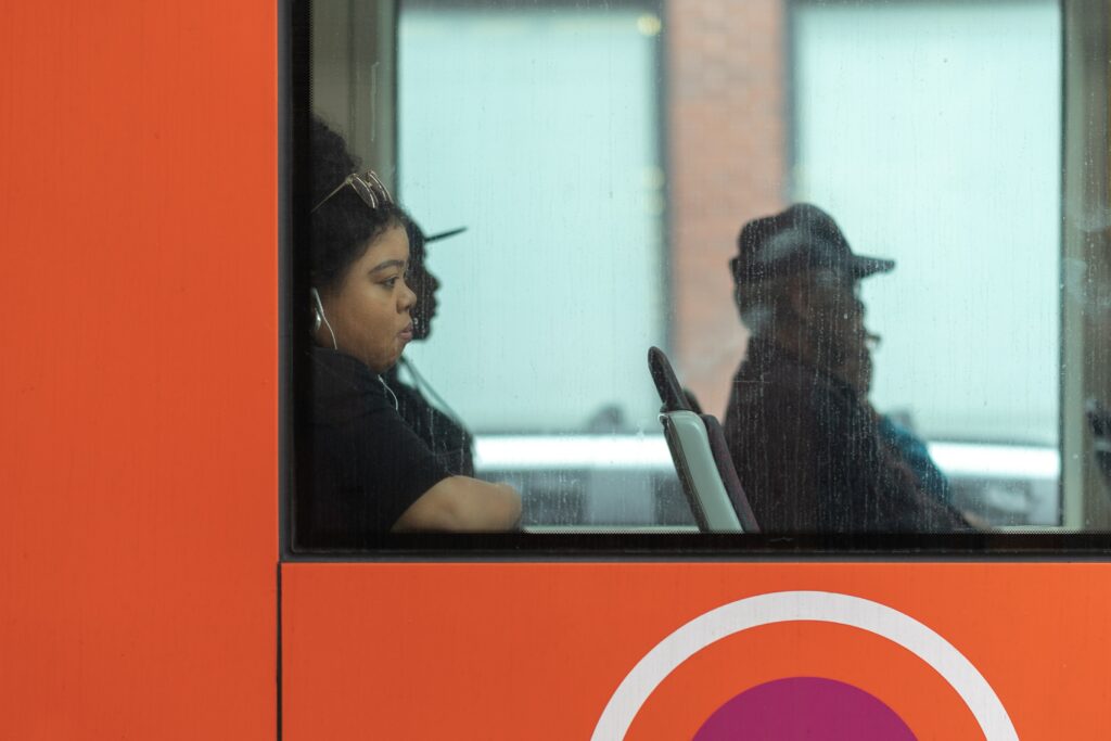 Women in bus